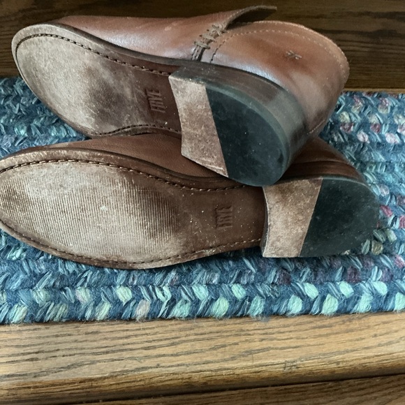 Women’s Frye slip on Brown Leather Ankle Boots main image 4